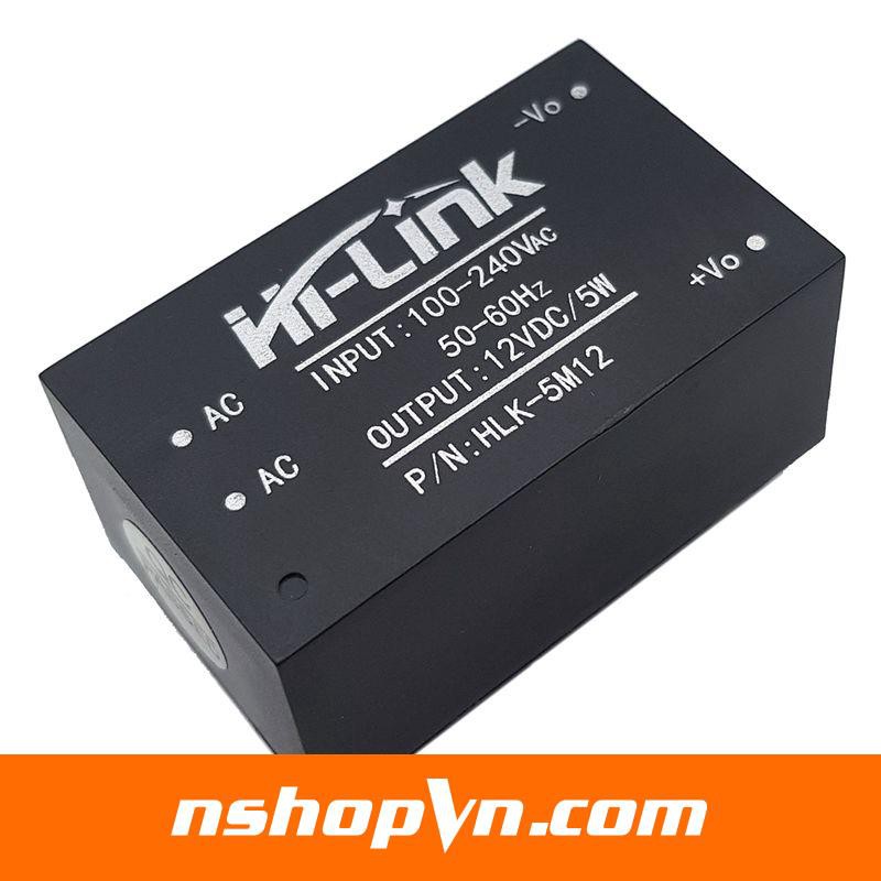 Module Nguồn AC-DC Hi-Link HLK-5M12 5VDC 5W,  HLK-PM12 12VDC 3W, HLK-5M12 12VDC 5W, HLK-PM24 24VDC 3W.