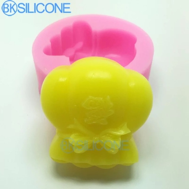 Khuôn bánh trung thu silicon 4D Túi vàng Mã SG1205