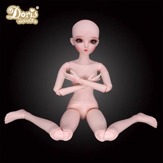 Búp bê bjd nude 1/3 60cm đã fu đẹp - kèm mắt thuỷ tinh 3d