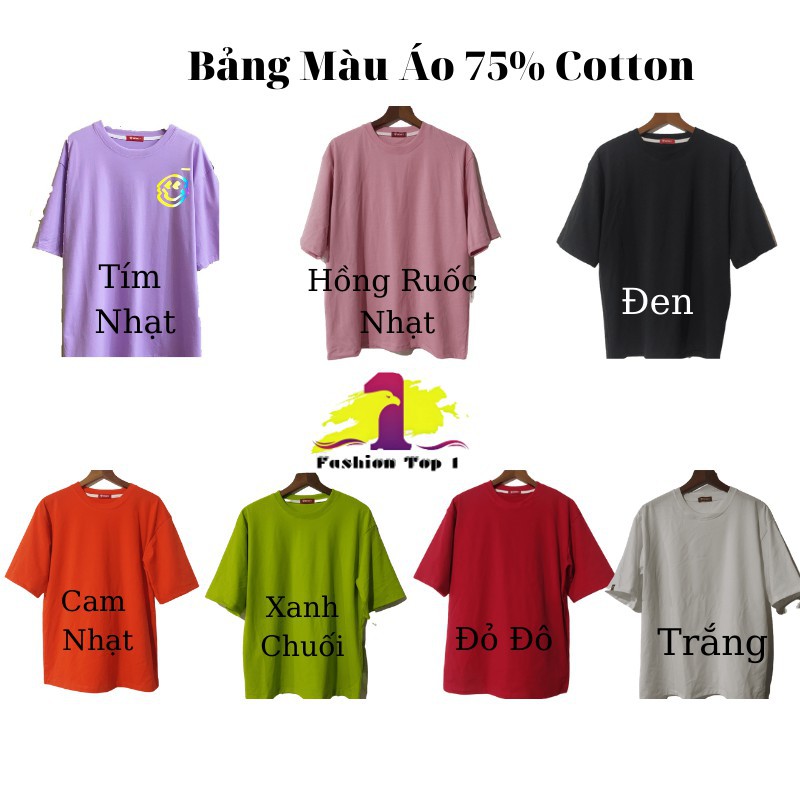 Áo Thun Nam/Nữ Freesize,Áo Phông Rộng Tay Lỡ Unisex Cotton 75 In Phản Quang Loại 1 OFF99 (Fullbox,Tag) ◦ ྇