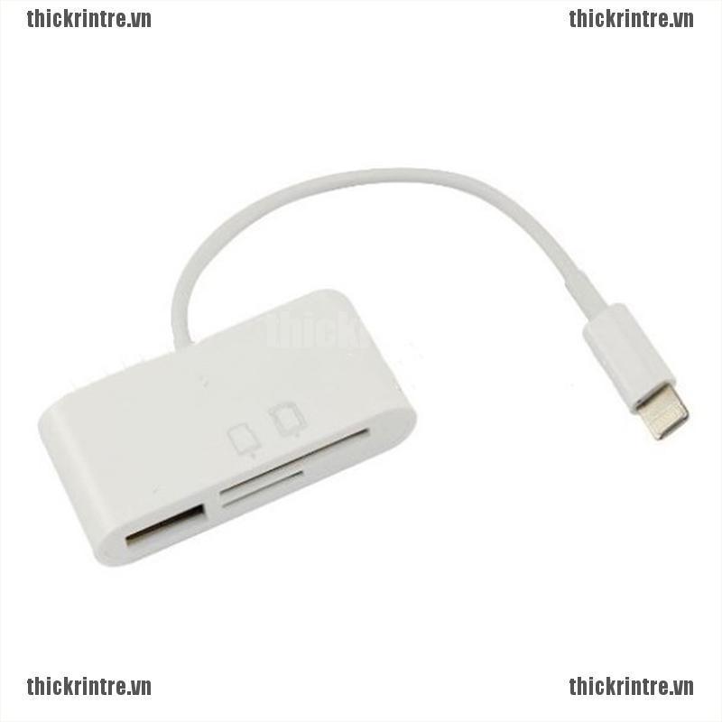 <Hot~new>Lightning to SD Card Camera Reader Connector Micro USB Adapter for iPhone iPad