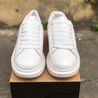 [Full Box + Freeship] Giày nữ trắng đế mc queen thời trang