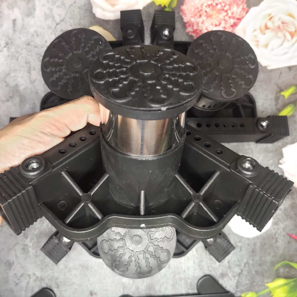 Chân đế máy giặt, kệ máy giặt và tủ lạnh, Chân kê đa năng trụ bọc inox điều chỉnh kích thước