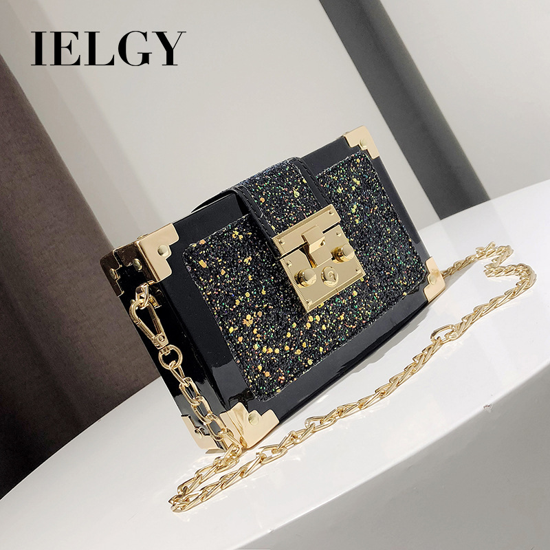 Túi đeo chéo IELGY hình hộp thời trang dành cho nữ