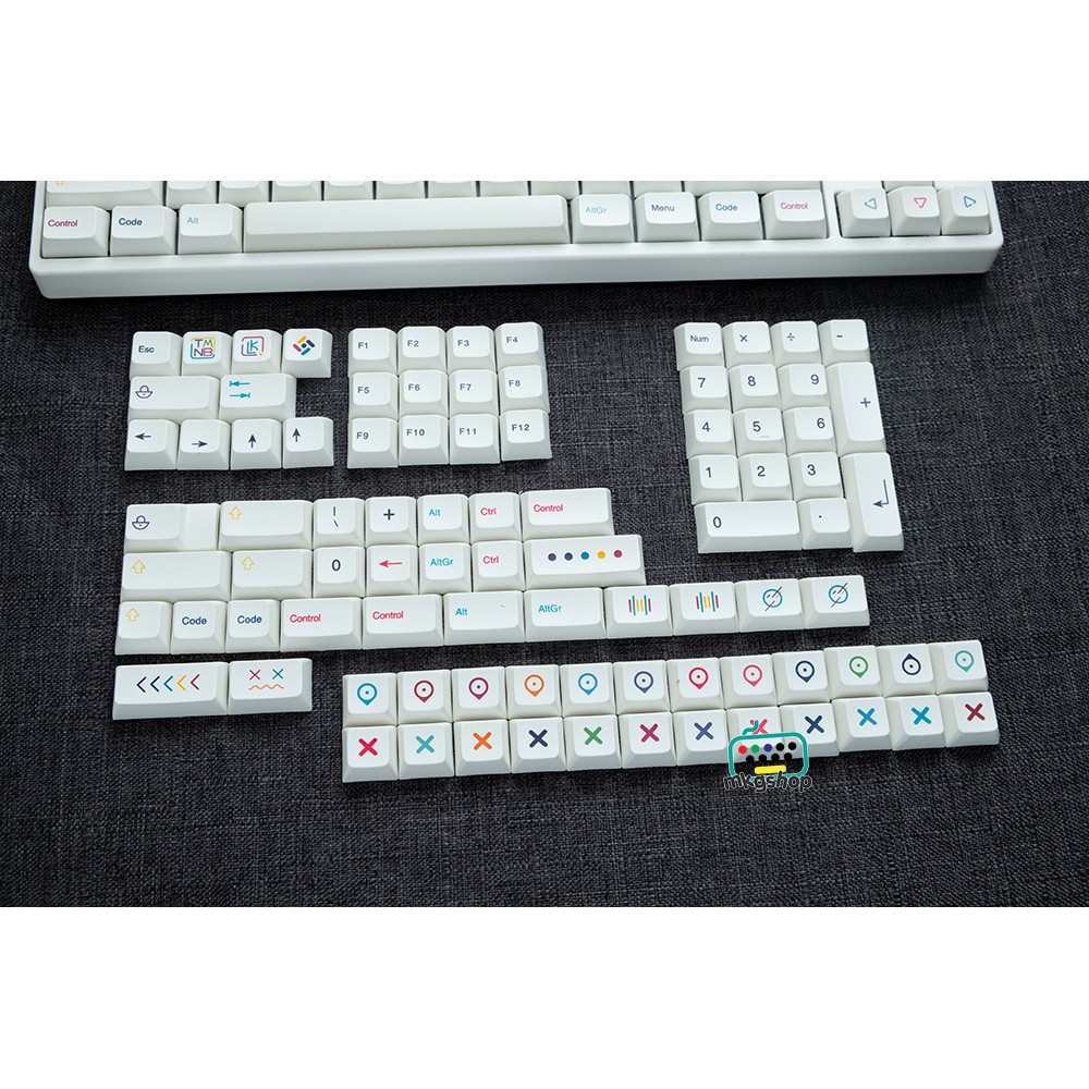 Nút bàn phím keycap Symbol PBT bản giá rẻ (Leopold, IKBC, Filco, NJ68,...)