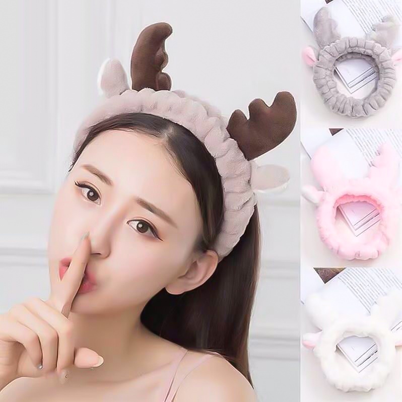 Băng đô bản rộng rửa mặt bờm cài tóc thời trang hình thú dễ thương BT10
