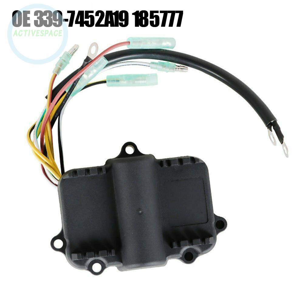 For Mercury/Mariner 1984-1998 6-35hp Outboard Switch Box CDI 339-7452A19 2-Cyl