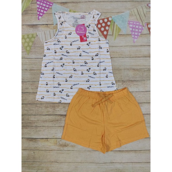 Bộ cotton mặc nhà bé gái Canifa