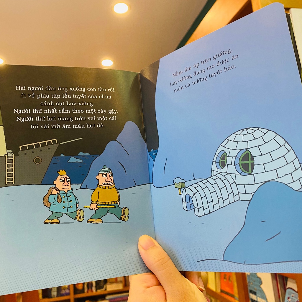 Sách - Bộ sách về chim cánh cụt Luy-xiêng (04 cuốn)