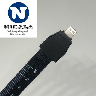 Dây đeo kèm cáp sạc iPHONE , in mặt thước đo 3 trong 1 tiện lợi , cute - 301KB240 - NIDALA