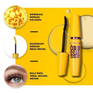 MASCARA COLOSSAL MÀU ĐEN MAYBELLINE
