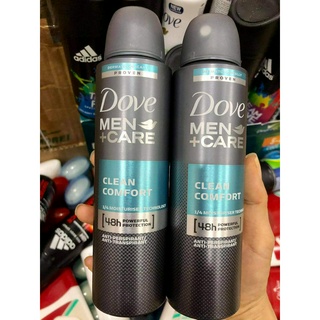 Xịt khử mùi dove men care clean comfort - uk - 150ml