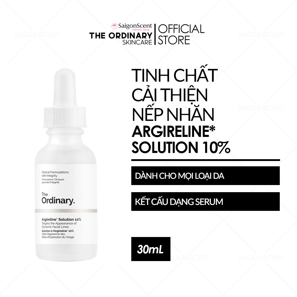 Tinh chất cải thiện nếp nhăn The Ordinary - Argireline Solution 10% ( 30mL )