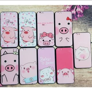 Ốp lưng iPhone 6/6s viền dẻo hình bóng hình chú heo dễ thương