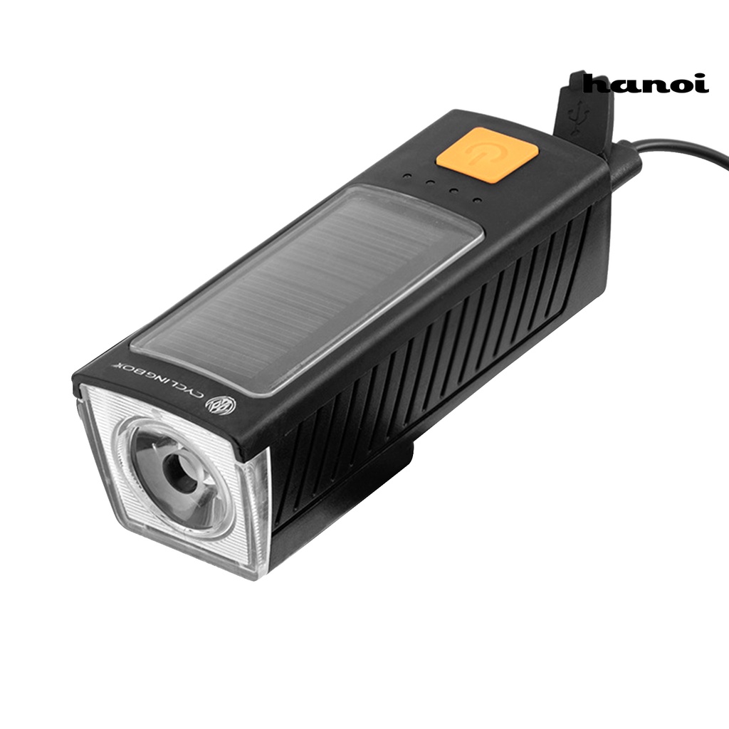 Đèn Led Sạc Pin Có Chuông Cảnh Báo Chống Nước Chống Sốc Cho Xe Đạp Ngoài Trời