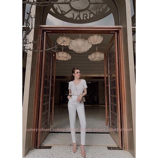 Áo thun giấy cổ tim basic