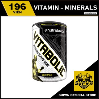 Ultra Vitamin Vitabolic Nutrabolic 196 viên - Vitamin tổng hợp hỗ trợ tăng sức đề kháng và năng lượng sức bền của cơ thể