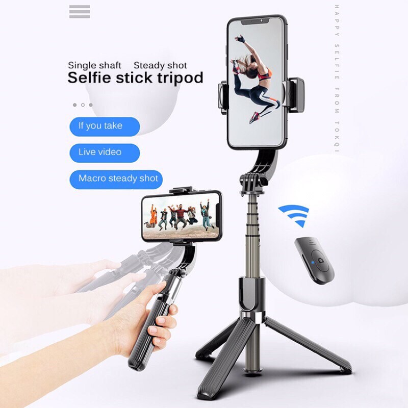 Bộ ổn định điện thoại di động 2 trong 1 Chống rung Máy ổn định gimbal cầm tay | BigBuy360 - bigbuy360.vn