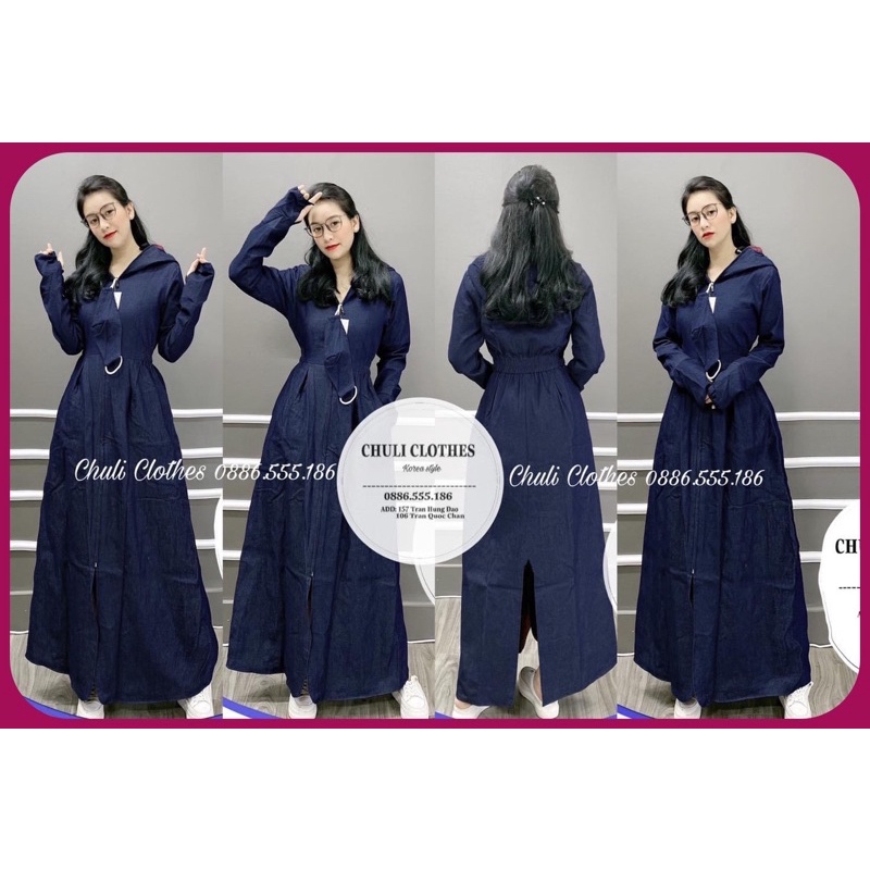 ÁO CHỐNG NẮNG JEAN Nữ - Áo chống nắng toàn thân - Áo chống nắng nữ - Áo chống nắng bò - Ao chong nang (Ảnh shop tự chụp)
