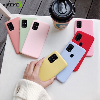 Ốp điện thoại tpu silicone màu trơn thời trang cho Samsung Galaxy A21S A41 A51 A31 A21