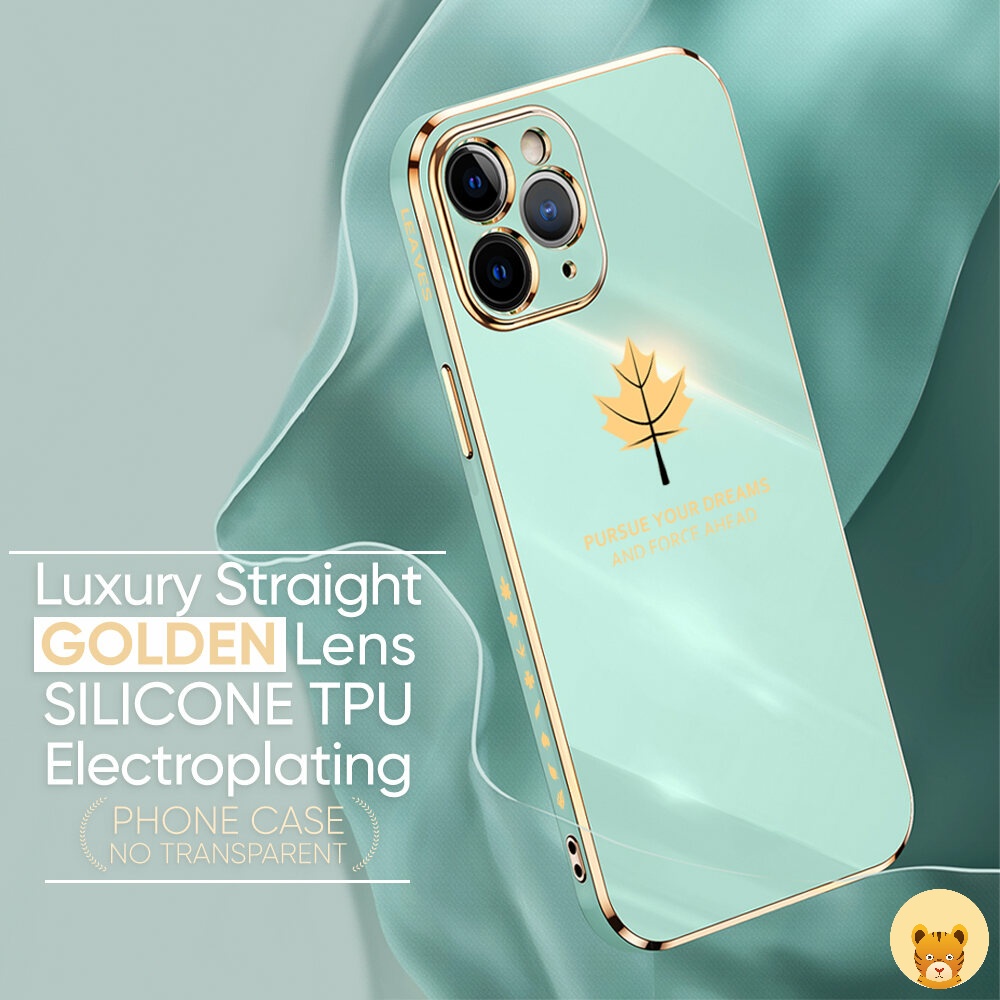 Ốp Điện Thoại Mạ Điện Trơn Mịn Sang Trọng Có Dây Đeo Cho Oppo A93 4G