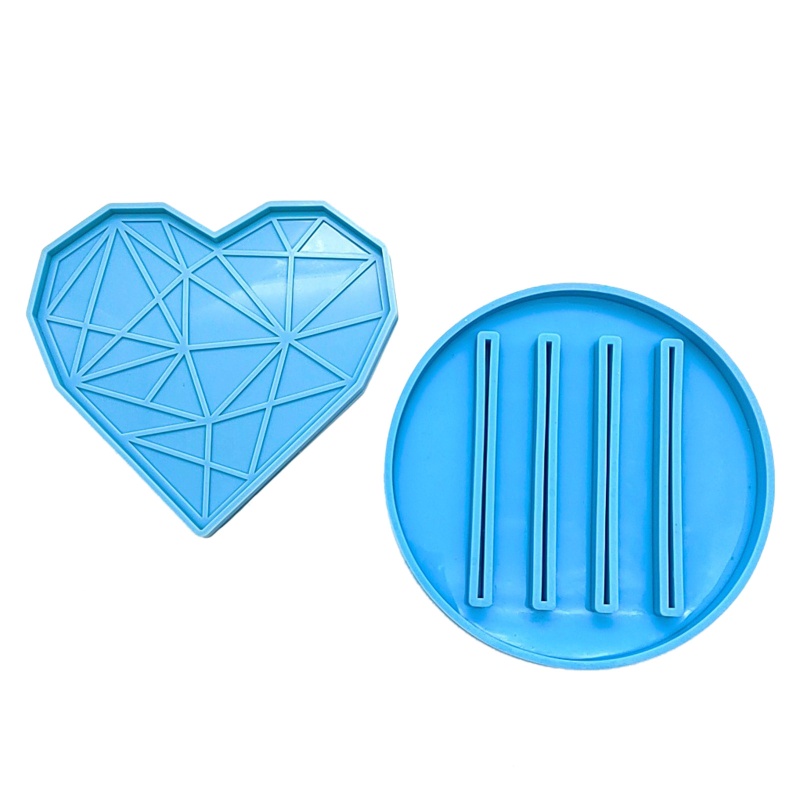 Khuôn Silicone Làm Đế Lót Cốc Bằng Resin