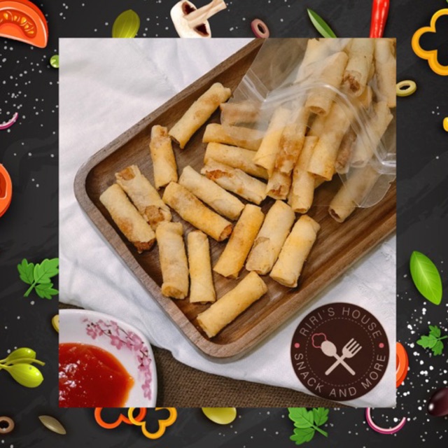 -SNACK CHẢ GIÒ TÔM SẤY MINI-