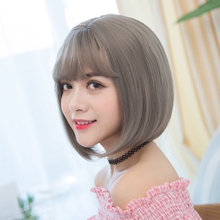 Tóc giả ngắn cúp tặng LƯỚI chùm