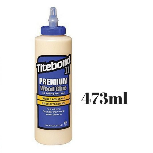 Keo Dán Gỗ Nội Thất, Ngoại Thất Đa Năng Chịu Nước Tốt Titebond II Premium Wood Glue 473ml