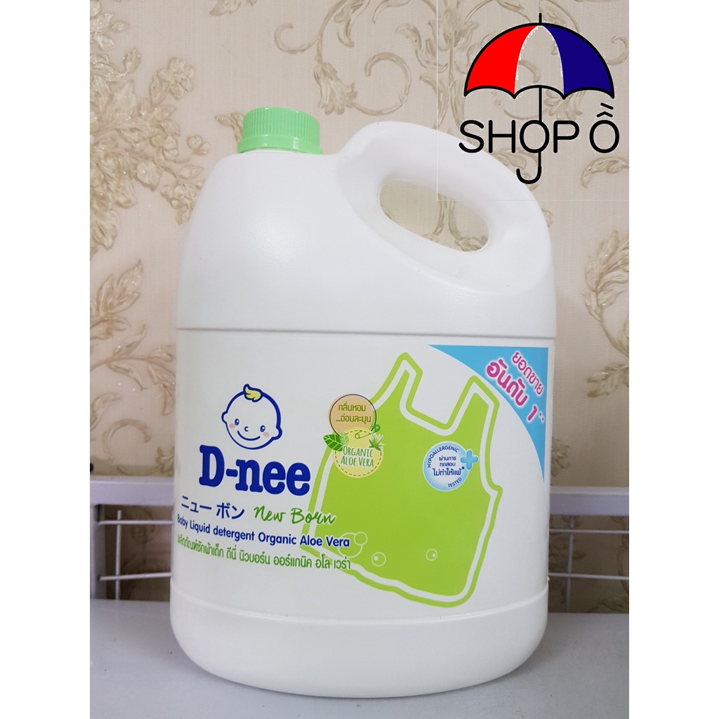 Nước giặt Dnee Thái Lan 3000ml - Màu Xanh lá- HÀNG CHUẨN