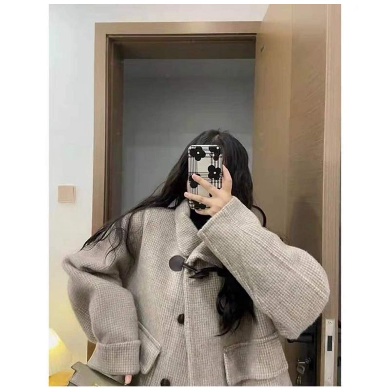 Áo dạ sừng phòng cách cao cấp thu đông