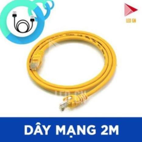 Dây Mạng 2m - Bấm Sẵn 2 Đầu - CAT5E