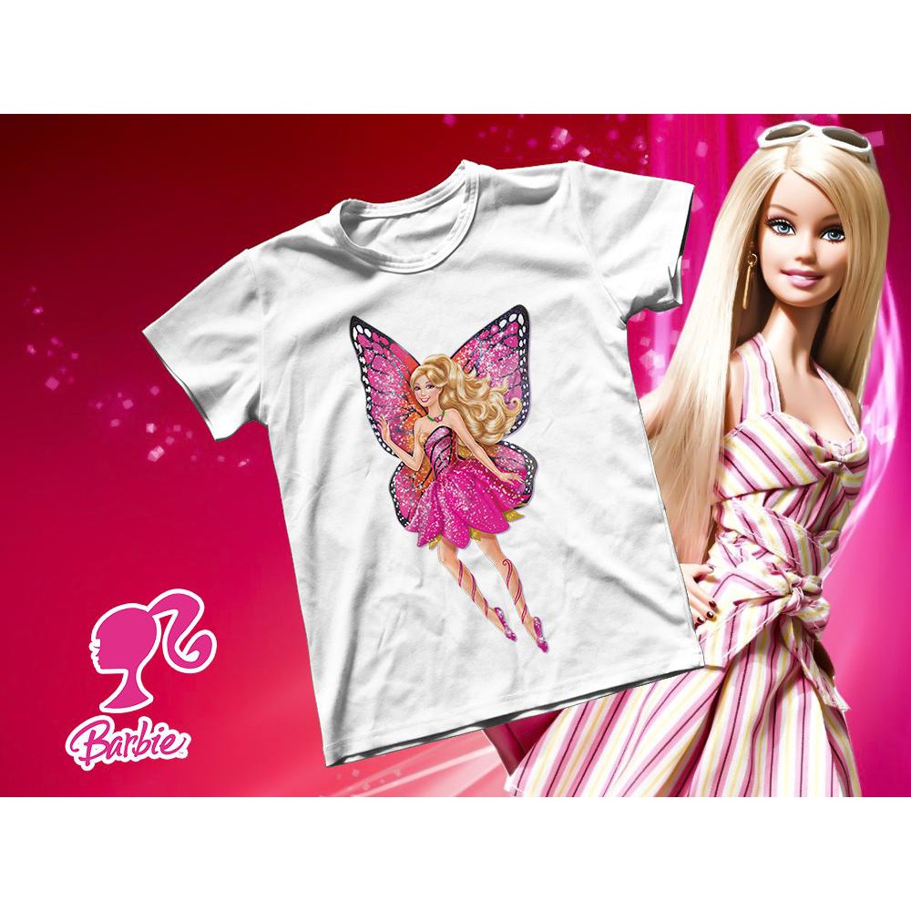 Áo thun Cotton Unisex - Movie - Barbie - Barbie thiên thần