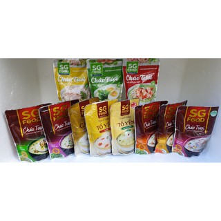 1 Thùng 14 Vị Cháo Tươi SG Food ( 30 Gói ) dành cho bé từ 24 tháng tuổi trở lên