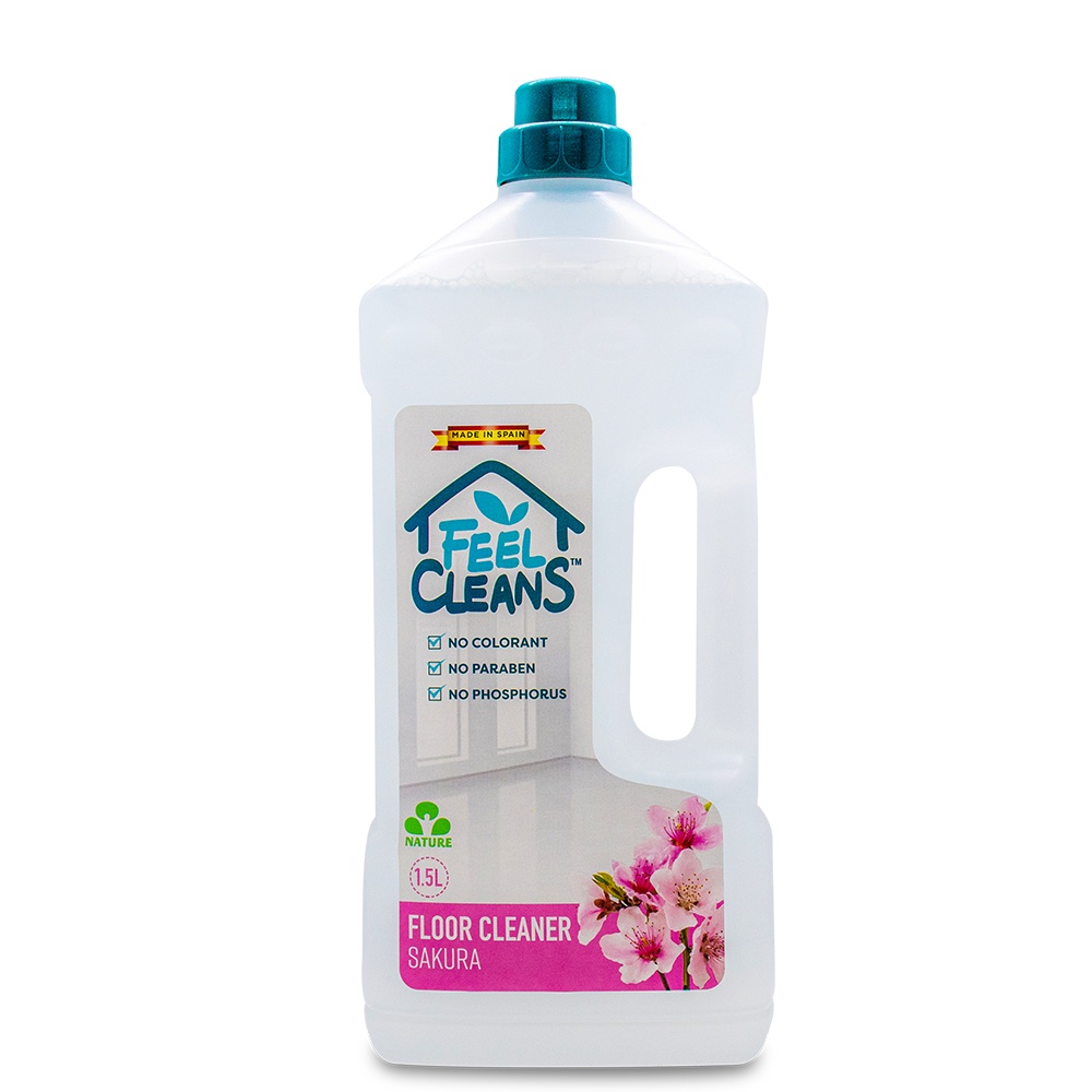 Nước Lau Sàn FeelCleans Can 1.5L (Nhiều mùi hương lựa chọn)