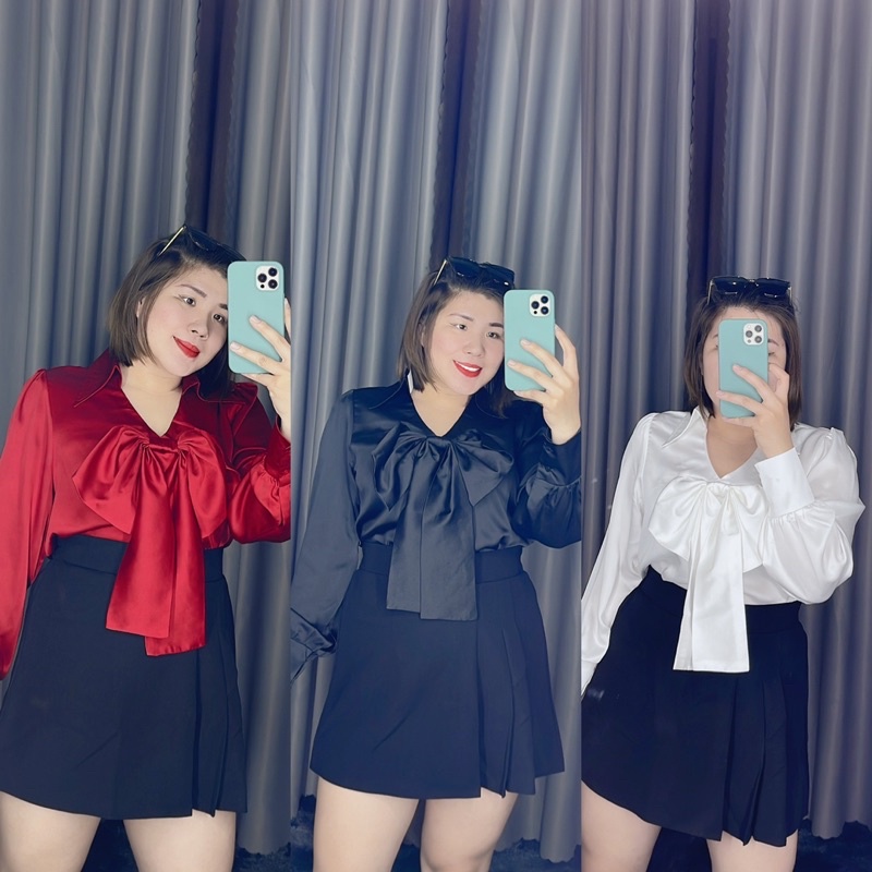 Sơmi Nơ tay phồng Bigsize 60-90kg