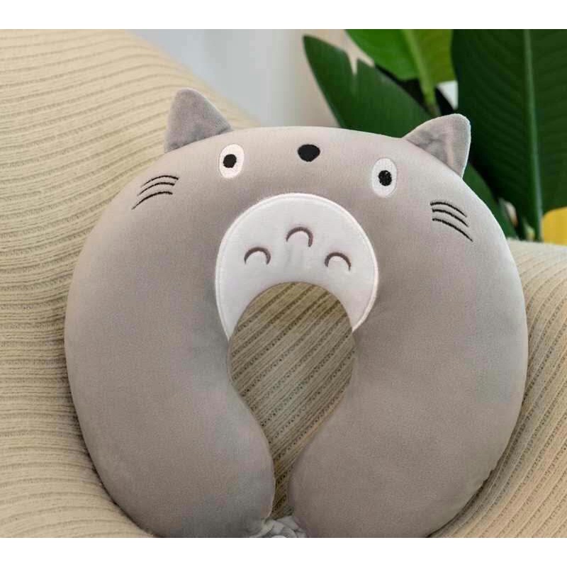 Gối Kê Cổ Chữ U Gối Tựa Cổ Bông Đi Máy Bay Ô tô Du Lịch Chống Mỏi Cổ Làm Việc Văn Phòng Hay Đi Du Lịch Hình Thú