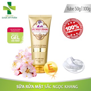 Sữa rửa mặt Sắc Ngọc Khang (Tube 50g - 100g)