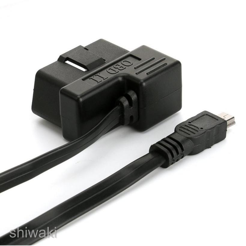Dây cáp chuyển đổi OBD II OBD 2 16 pin sang Mini USB chất lượng cao cho xe hơi
