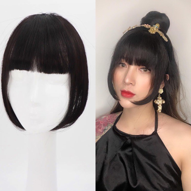 Tóc giả mái thưa dày