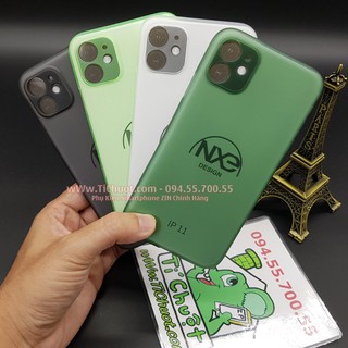 Ốp Lưng iPhone 11 Siêu Mỏng Nhám Mờ (Ốp Lụa)