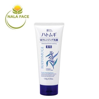 Sữa Rửa Mặt Chiết Xuất Ý Dĩ Làm Sáng Da Hatomugi Moisturizing & Facial Washing The Facial Foam 130g