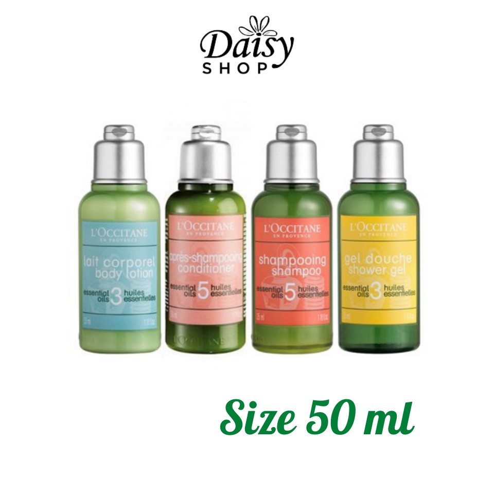 Bộ Sữa Tắm - Dưỡng Thể - Dầu Gội - Dầu Xả Chiết Xuất 5 Loại Tinh Dầu L'Occitane Aromachology 50ml | BigBuy360 - bigbuy360.vn