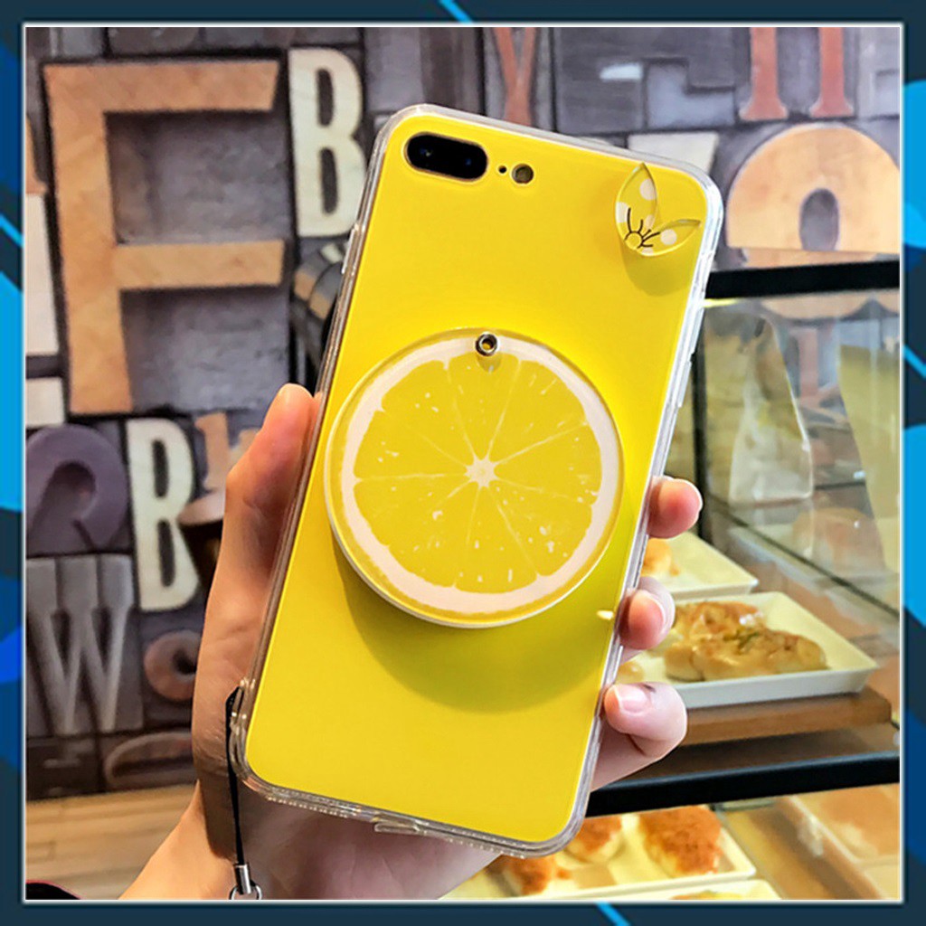 Ốp iphone - Ốp lưng Chanh 3d kèm gương cứng5/5s/6/6s/6plus/6splus/7/8/7plus/8plus/x/xs/xsmax/11/11promax-12G | BigBuy360 - bigbuy360.vn