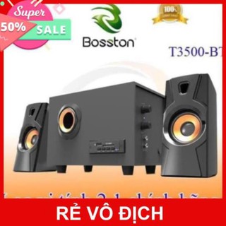 Loa vi tính 2.1 Bosston T3500-BT tích hợp Bluetooth Usb thẻ nhớ âm thanh mạnh mẽ -