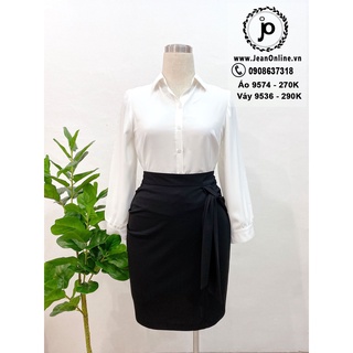 Váy Bút Chì Cột Dây (MS 9536) chân váy bigsize, thời trang bigsize, thời trang ngoại cỡ, thời trang công sở