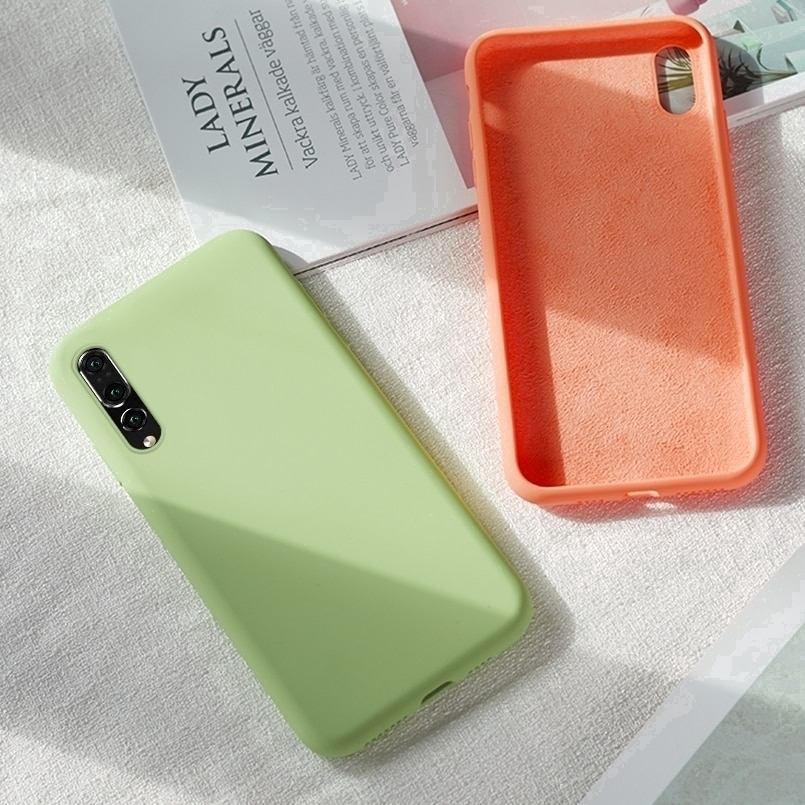 Soft Case Xiaomi Mi 8 9 8SE 9SE 6 6X 8Lite Pocophone F1 Original Liquid Silicone Case
