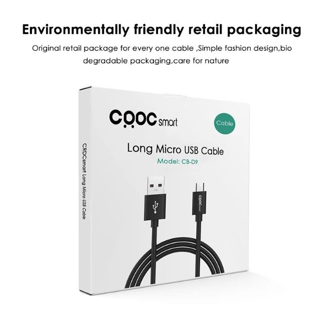 Cáp sạc 50cm/1m5/2m/3m hiệu COOCsmart Micro USB của Aukey