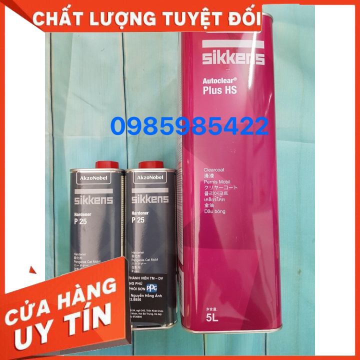 7 lít Dầu bóng 2K nhập khẩu Sikkens  Keo bóng cao cấp SONQUANGPHU422