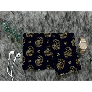 Ví bọc hộ chiếu (passport holder) in hoa văn voi phong cách boho cực chất